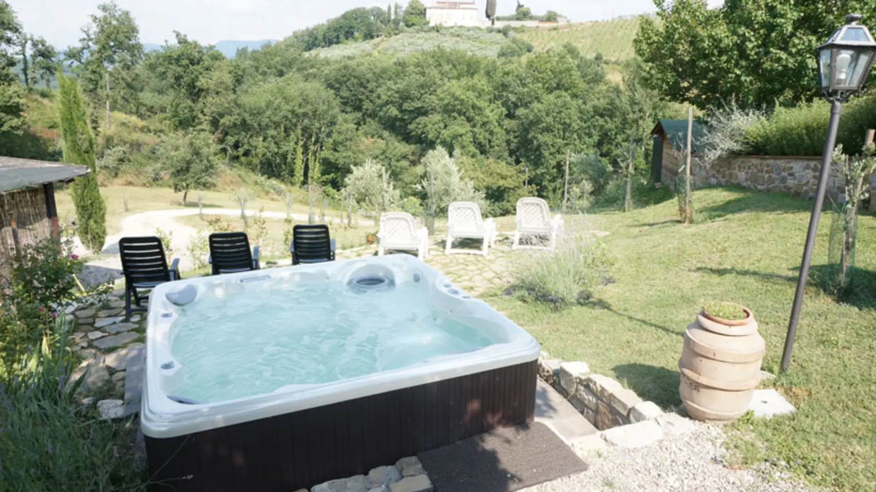 Vista dalla jacuzzi