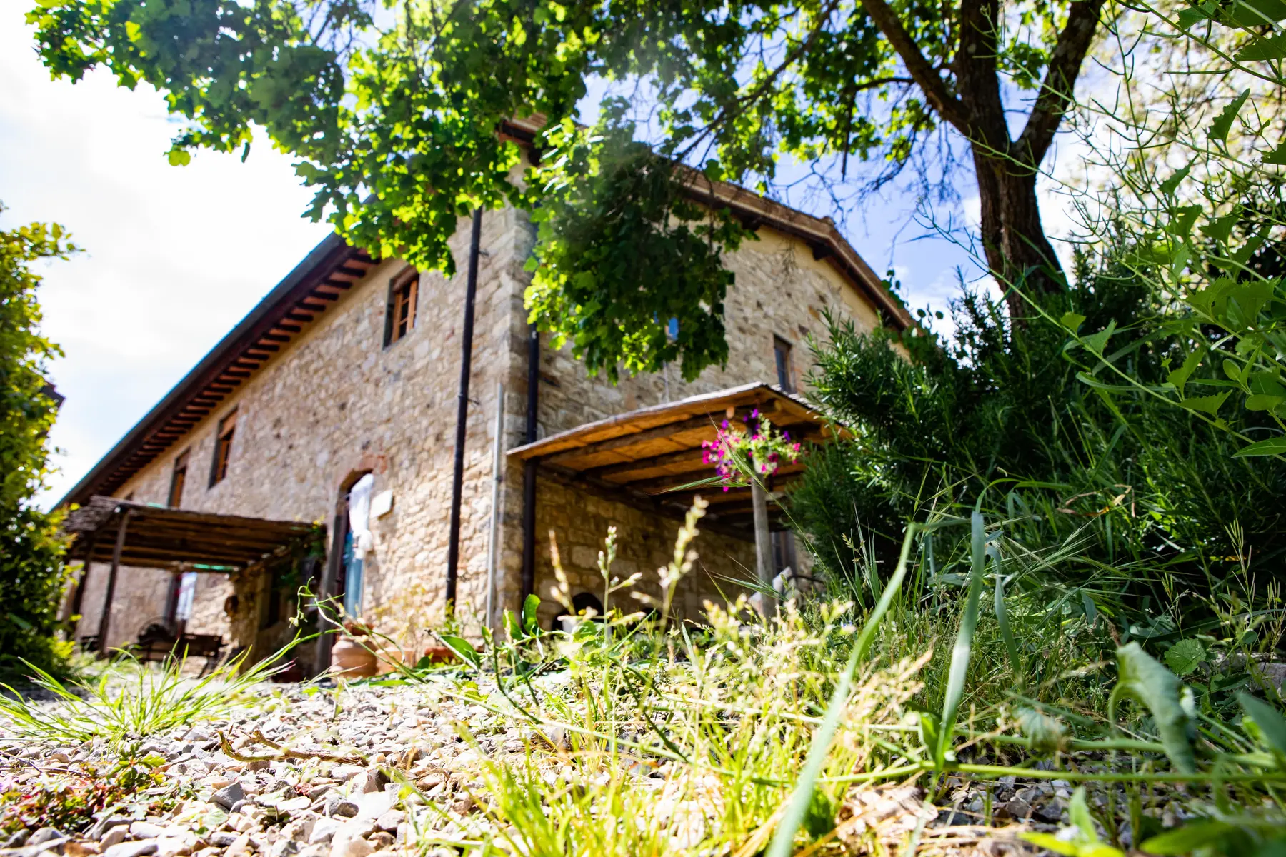 Il borgo, veduta esterna
