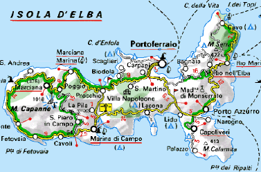 Isola d'Elba in moto